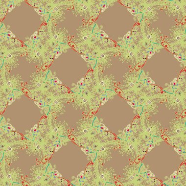 soyut dikişsiz desen, vektör illüstrasyonu