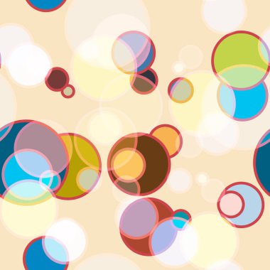 Daireler ile sorunsuz arka plan