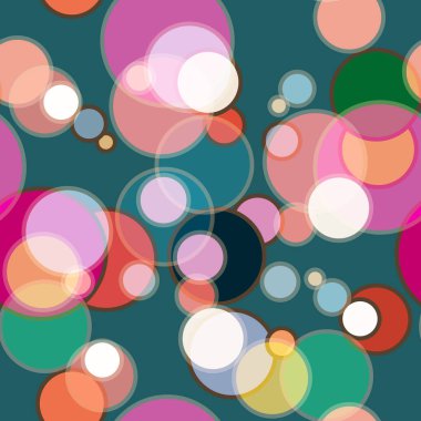 Daireler ile sorunsuz arka plan