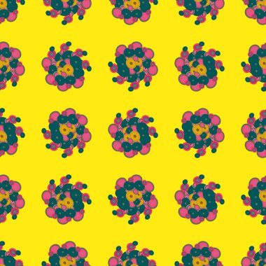 soyut geometrik renkli Dikişsiz desen arka plan için vektör çizim