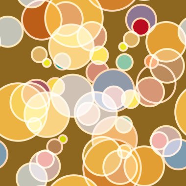 Daireler ile sorunsuz arka plan