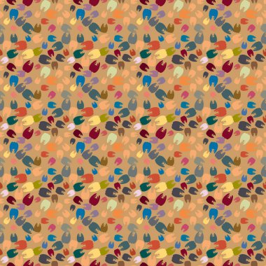 Çok renkli diş parlak Dikişsiz desen arka planı için.