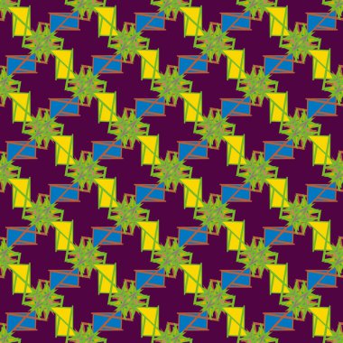 Soyut geometrik sorunsuz arka plan deseni. 