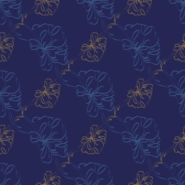 Renkli Yay ve kurdeleler sorunsuz desenli arka.