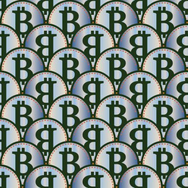 bitcoins parlak parlak pahalı sikkeleri ile Seamless modeli 