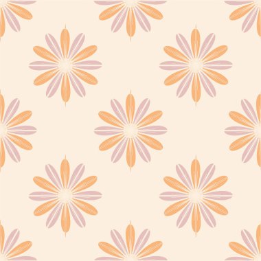  arka plan için çiçekli soyut geometrik seamless modeli