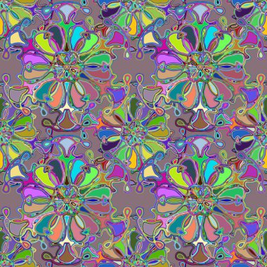 Soyut kaleydoskop renkli Dikişsiz desen arka planı için. 