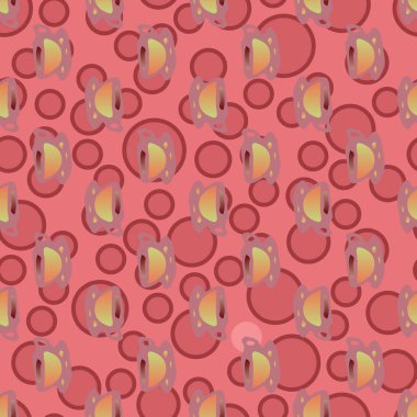 Bardak kahve veya çay arka plan seamless modeli üzerinde noktalı.