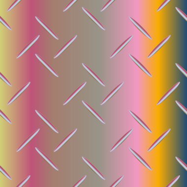 Oluklu demir, paslanmaz çelik arka plan parlayan sorunsuz vektör çizim