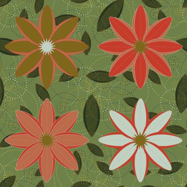 Soyut geometrik renkli seamless modeli, arka plan