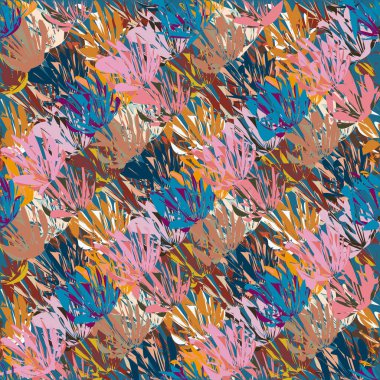 Arka plan, vektör çizim için soyut renkli seamless modeli