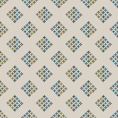  soyut çiçek geometrik Dikişsiz desen arka planı için