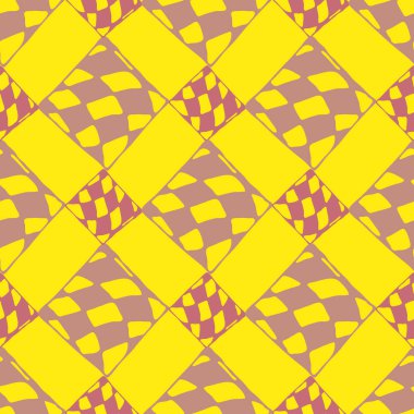 Soyut renkli geometrik Dikişsiz kareli desen arka planı için.