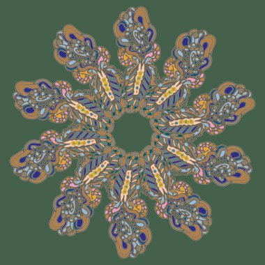 Stil zentangle yeni simetrik mandala doodle ile sanat esin kaynağı oldu. Duvar kağıdı, desen dolgularını, web sayfaları, yüzey dokuları için dekoratif nesne-ebilmek var olmak kullanılmış.