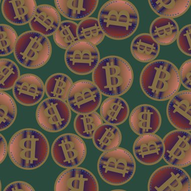 bitcoins parlak parlak pahalı sikkeleri ile Seamless modeli 