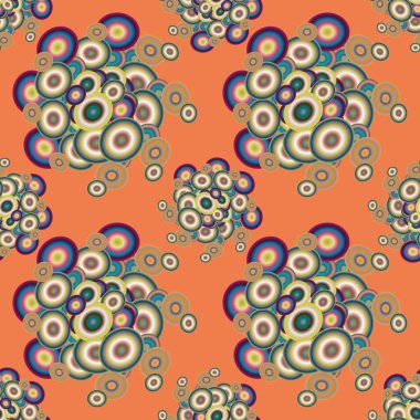 soyut geometrik renkli Dikişsiz desen arka plan için vektör çizim