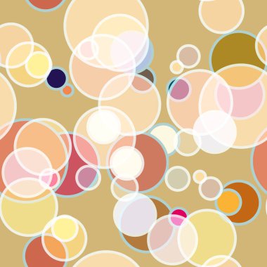 Daireler ile sorunsuz arka plan