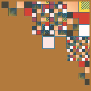 soyut geometrik renksiz desen