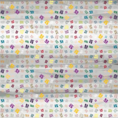 soyut geometrik renkli Dikişsiz desen arka plan için vektör çizim