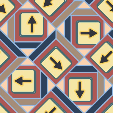 Kot düğmeleri Dikişsiz desen vektör çizim ile 