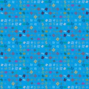 soyut geometrik renkli Dikişsiz desen arka plan için vektör çizim