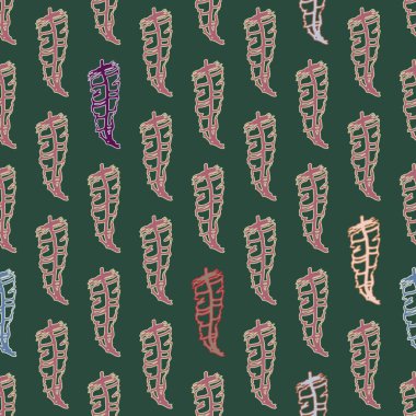 Memphis tarzı zemin ağaç yaprakları 