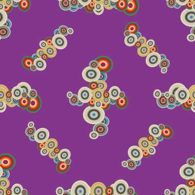 soyut geometrik renkli Dikişsiz desen arka plan için vektör çizim