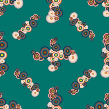 soyut geometrik renkli Dikişsiz desen arka plan için vektör çizim