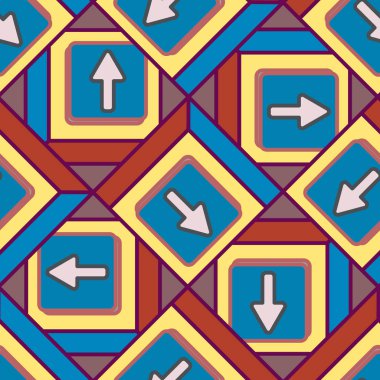 Kot düğmeleri Dikişsiz desen vektör çizim ile 