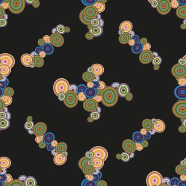 soyut geometrik renkli Dikişsiz desen arka plan için vektör çizim