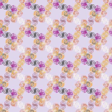 Arka plan, vektör çizim için soyut renkli seamless modeli