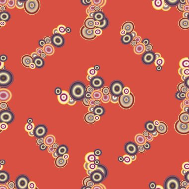 soyut geometrik renkli Dikişsiz desen arka plan için vektör çizim