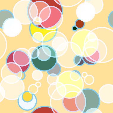 Daireler ile sorunsuz arka plan