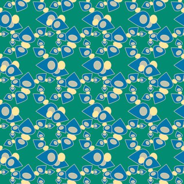 Soyut geo damla şeklindeki PIN arka plan deseni. 