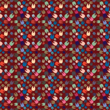 Çok renkli diş parlak Dikişsiz desen arka planı için.