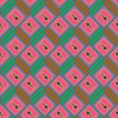 Kot düğmeleri Dikişsiz desen vektör çizim ile 