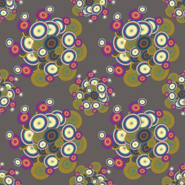 soyut geometrik renkli Dikişsiz desen arka plan için vektör çizim