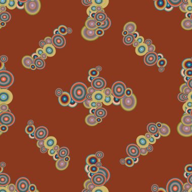 soyut geometrik renkli Dikişsiz desen arka plan için vektör çizim