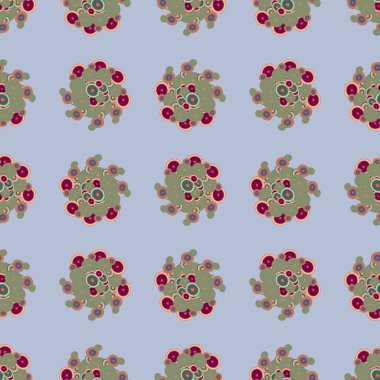 soyut geometrik renkli Dikişsiz desen arka plan için vektör çizim