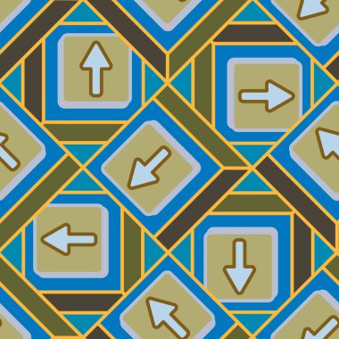 Kot düğmeleri Dikişsiz desen vektör çizim ile 