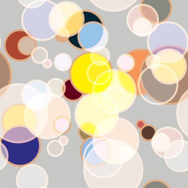 Daireler ile sorunsuz arka plan