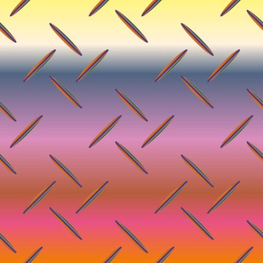 Oluklu demir, paslanmaz çelik arka plan parlayan vektör çizim