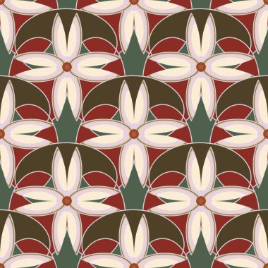 Sorunsuz çiçek desenli arka plan.