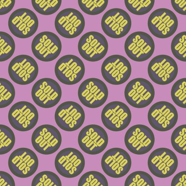 Dikişsiz desen, vektör çizim sattı