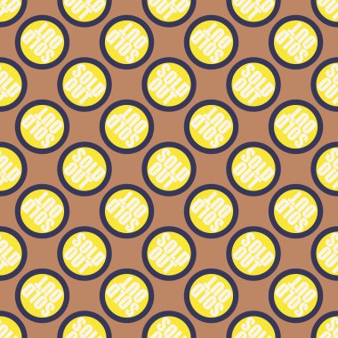 Dikişsiz desen, vektör çizim sattı