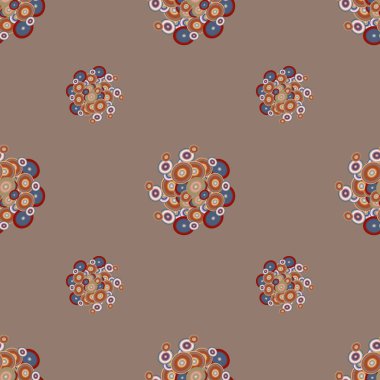 soyut geometrik renkli Dikişsiz desen arka plan için vektör çizim