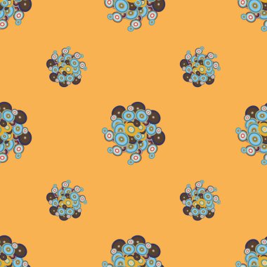 soyut geometrik renkli Dikişsiz desen arka plan için vektör çizim