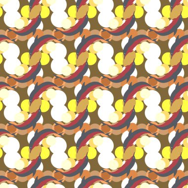 soyut geometrik renkli Dikişsiz desen arka plan için vektör çizim