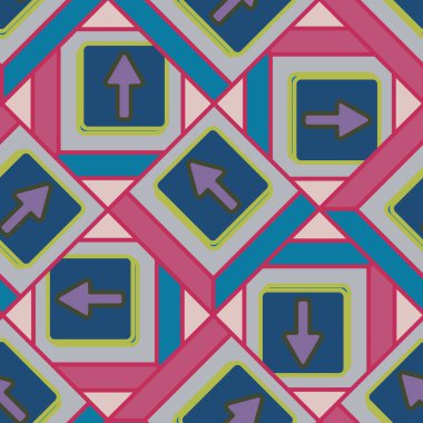 Kot düğmeleri Dikişsiz desen vektör çizim ile 