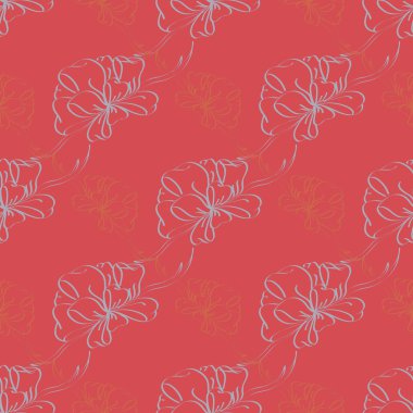 Renkli Yay ve kurdeleler sorunsuz desenli arka.